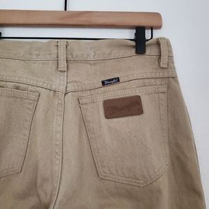 Vintage Wrangler High Rise Tan Jeans
